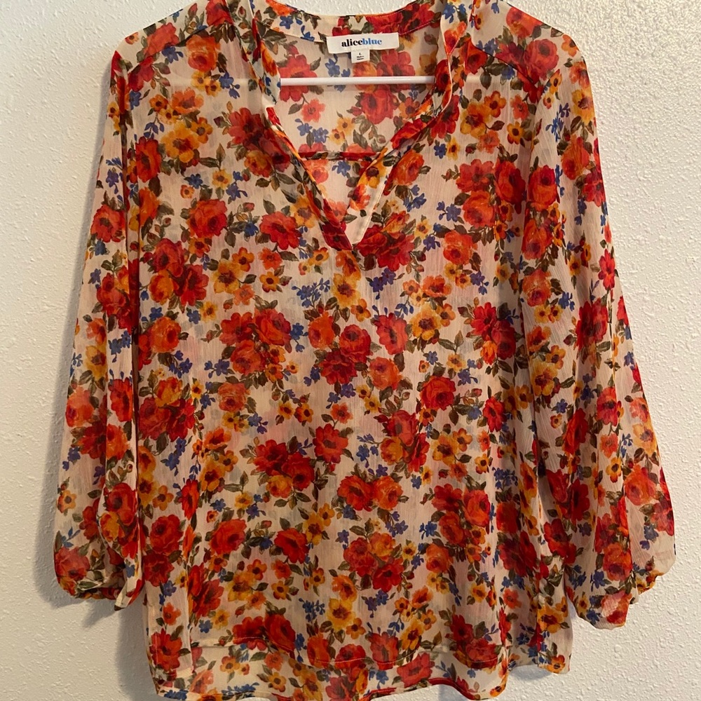Floral blouse